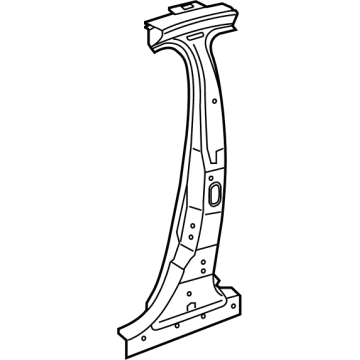 Mopar 68104606AC Center Pillar Reinforcement, Passenger Side