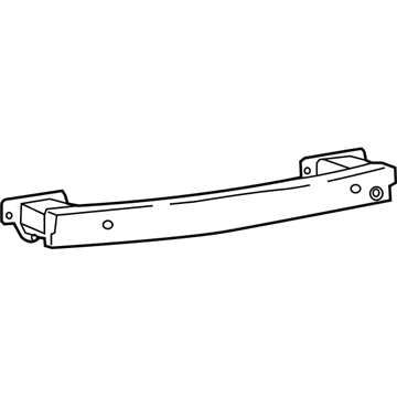 Mopar 68243701AA Impact Bar, Rear