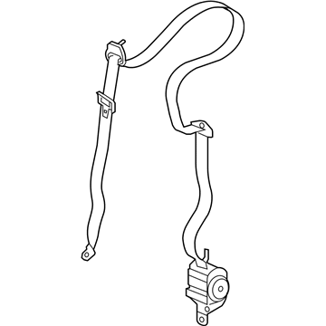 2005 Dodge Durango Seat Belt - 5HP581D5AE