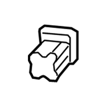 Mopar 6509050AA Handle Nut, Rear