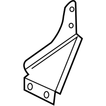 Mopar 55255027AC Bumper Mount Bracket, Front Outer Driver Side