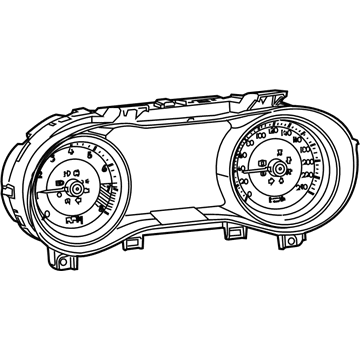 Jeep Cherokee Instrument Cluster - 68309043AD