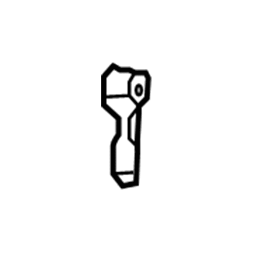Mopar 68293536AA Armrest Bracket, Rear Inner Driver Side