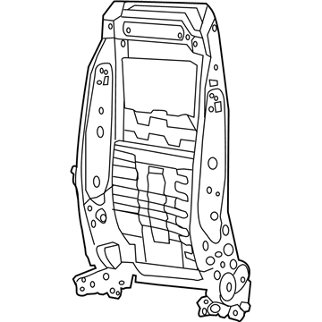 Mopar 5139371AB Seat Back Frame, Rear Center
