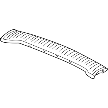 Mopar 5GE73XDVAJ Scuff Plate, Slate Gray, Rear