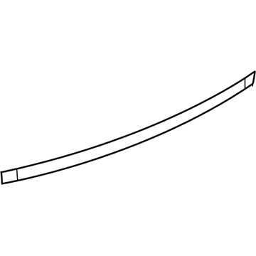 Mopar 5159087AA Chrome Strip, Rear