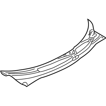 Mopar 4805317AH Cowl Grille, Driver Side