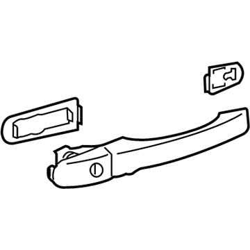 Mopar 5104415AA Handle, Outside, Outer