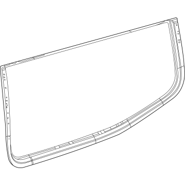 Jeep 68427360AA Quarter Glass