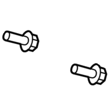 Mopar 68266459AA Upper Striker Screw, Rear Driver Side