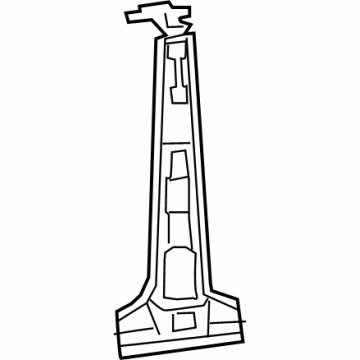 Mopar 68309629AD Center Pillar Reinforcement, Driver Side