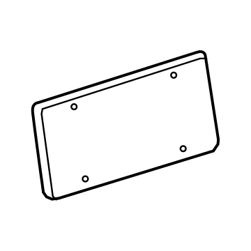 Jeep 5288487AC License Mount