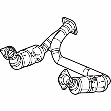 Jeep Grand Wagoneer Catalytic Converter - 68444307AC