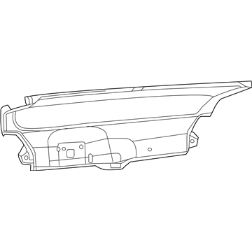 Mopar 68216949AG Trunk Lid Trim, Rear