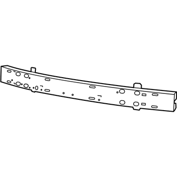 Mopar 68100209AF Impact Bar, Front