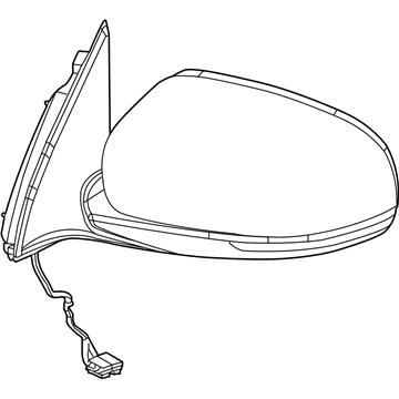 2020 Jeep Cherokee Car Mirror - 6QB01PDNAA