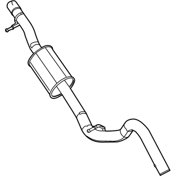 Jeep 68298298AF Intermed Pipe