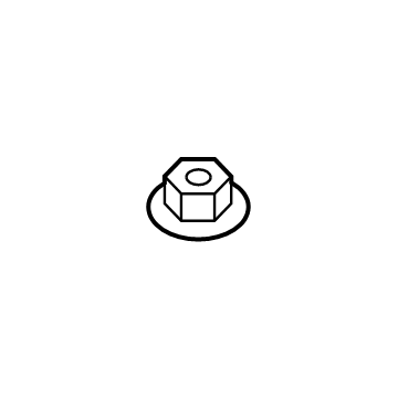 Dodge 6511458AA Top Nut