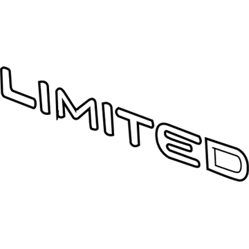 Mopar 5152005AA Nameplate, Rear