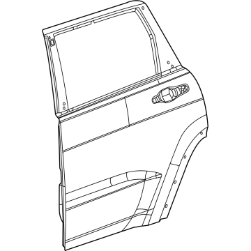 Mopar 68483398AB Door Shell, Rear