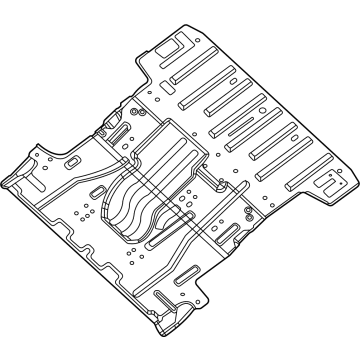 Jeep 68425115AC Rear Floor Pan