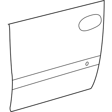 Mopar 4717642AC Outer Panel, Passenger Side