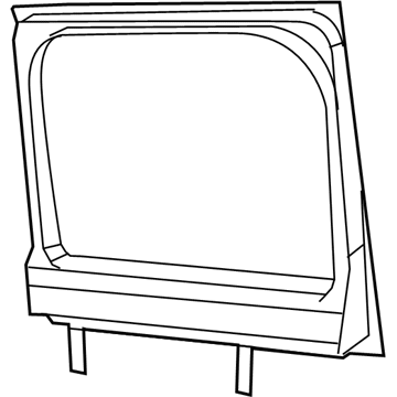 Mopar 5SQ85SX9AB Door Glass, Center Driver Side
