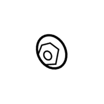 Jeep 6512602AA Nut - Hexagon Flange Lock