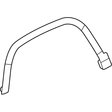 Mopar 68210314AE Flare, Front Upper Passenger Side