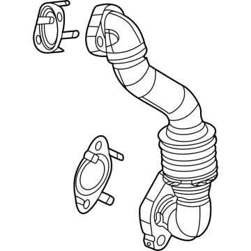 Jeep EGR Tube - 68400415AB