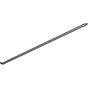 Mopar 55256515AE Belt Weatherstrip, Rear Driver Side