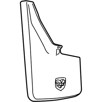 Mopar 82212287AC Mud Guard, Front