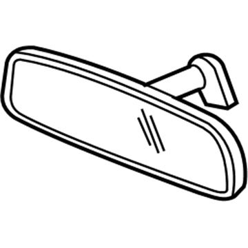 Jeep 68297610AA Mirror Inside