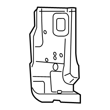 Dodge 5112900AD Hinge Pillar Reinforcement