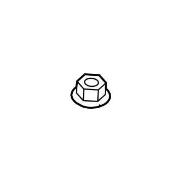 Dodge 6104717AA Bracket Nut
