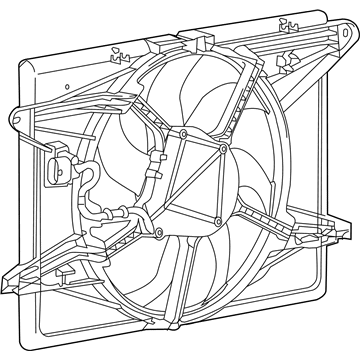 Chrysler Voyager Engine Cooling Fan - 68306585AB