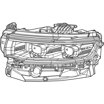 Jeep Grand Wagoneer L Headlight - 68598991AA