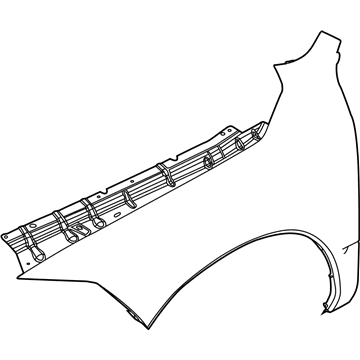 Ram Fender - 68054339AJ