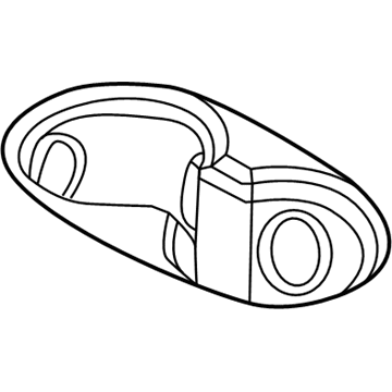 Mopar 5LX59BD3AA Cup Holder, Gray, Rear