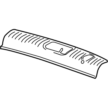 Mopar XZ80DKAAA Scuff Plate, Taupe, Rear