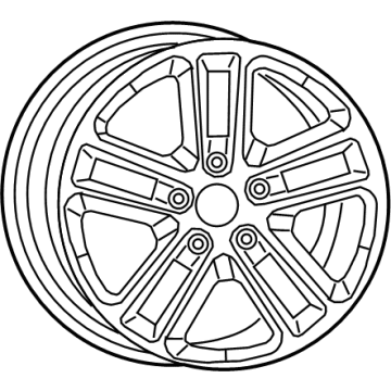 Jeep 5VH242A7AA Wheel, Alloy