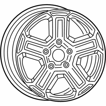 Jeep 5VH23GSAAA Wheel, Alloy