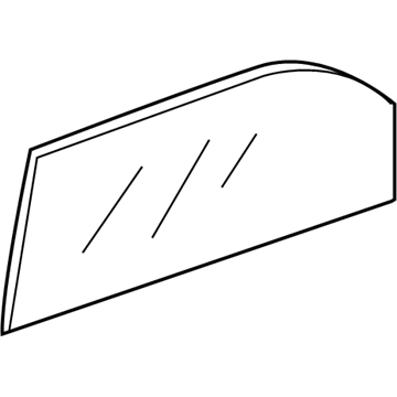 Chrysler 68068668AE Door Glass