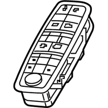 Mopar 68275252AE Window Switch, Front Driver Side