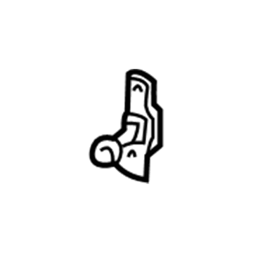 Mopar 4894506AA Striker, Center Passenger Side