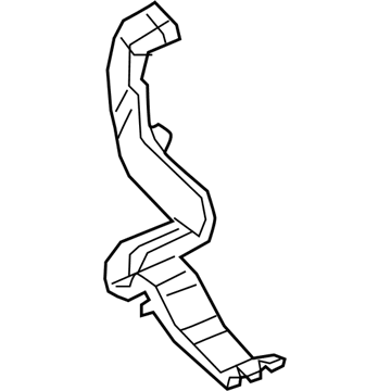 Ram 68376228AB Rear Duct