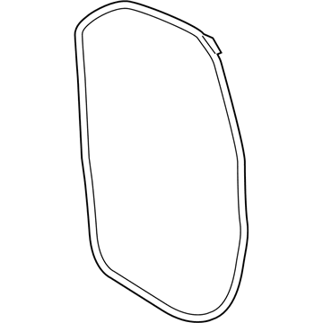 Mopar 5076867AD Door Weatherstrip, Front Outer Driver Side