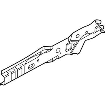 Mopar 68081908AG Inner Rail, Front Passenger Side
