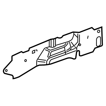 Mopar 68288544AA Apron Reinforcement, Front Lower Inner Passenger Side