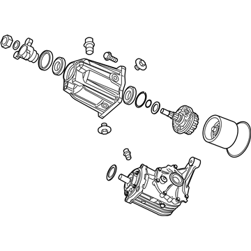 Mopar 4809867AA Differential Assembly, Rear